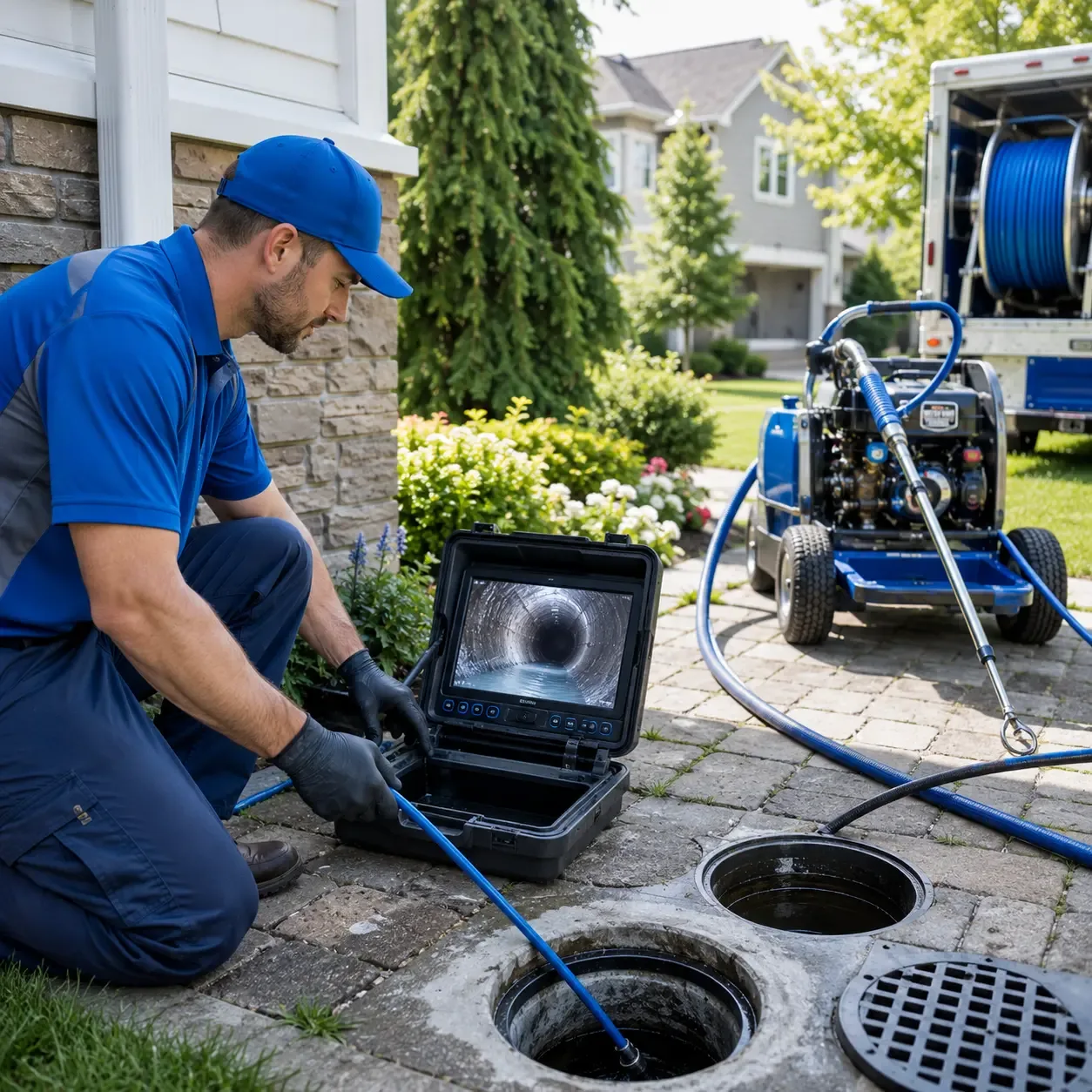 Outdoor drain cleaning professionals serving Red Rock, OK